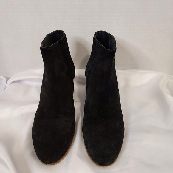 Vince Haider Black Suede Ankle Booties - Picture 5 of 8